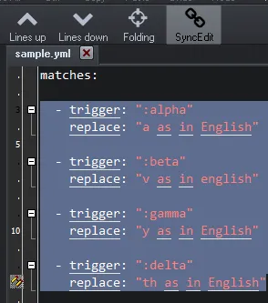 SyncEdit step #1